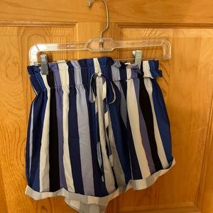 Striped business casual pants